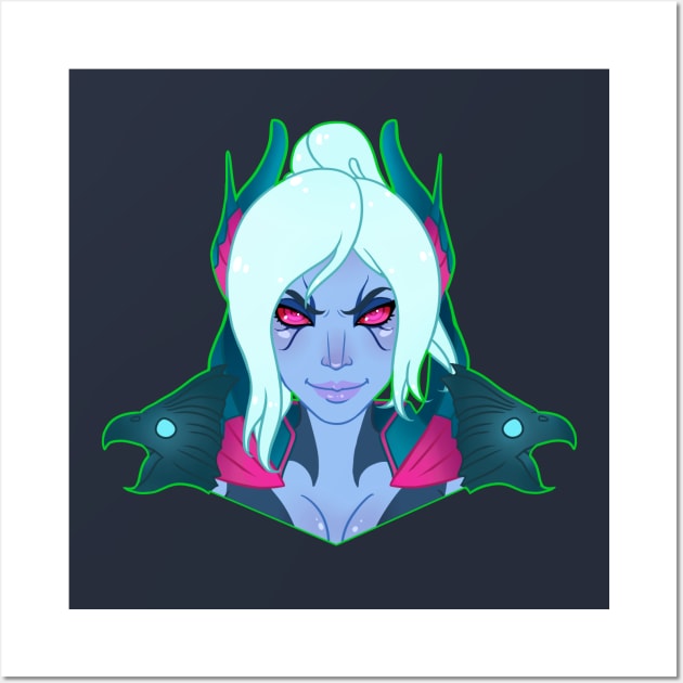 Angry Vengeful Spirit Wall Art by LinDemonic